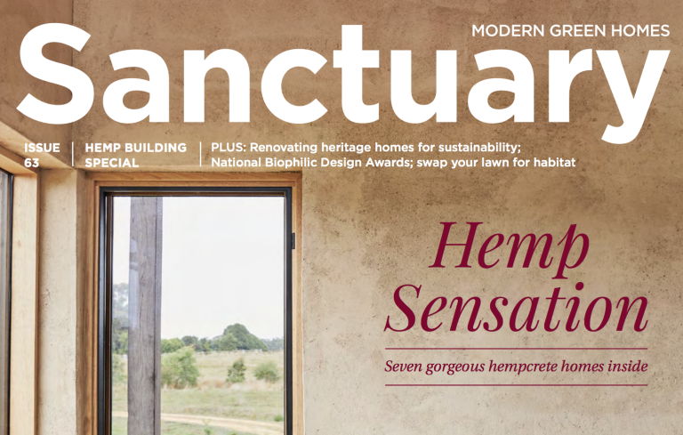Sanctuary 63 out now: Hemp building special