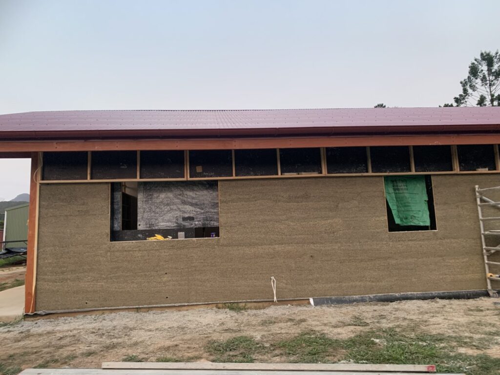 Solar passive hempcrete house Kunghur 