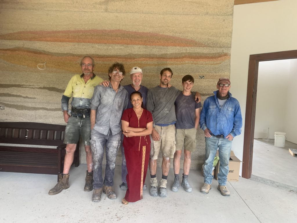 Solar passive hempcrete