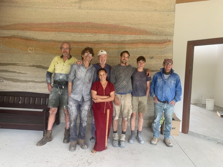 Solar passive hempcrete