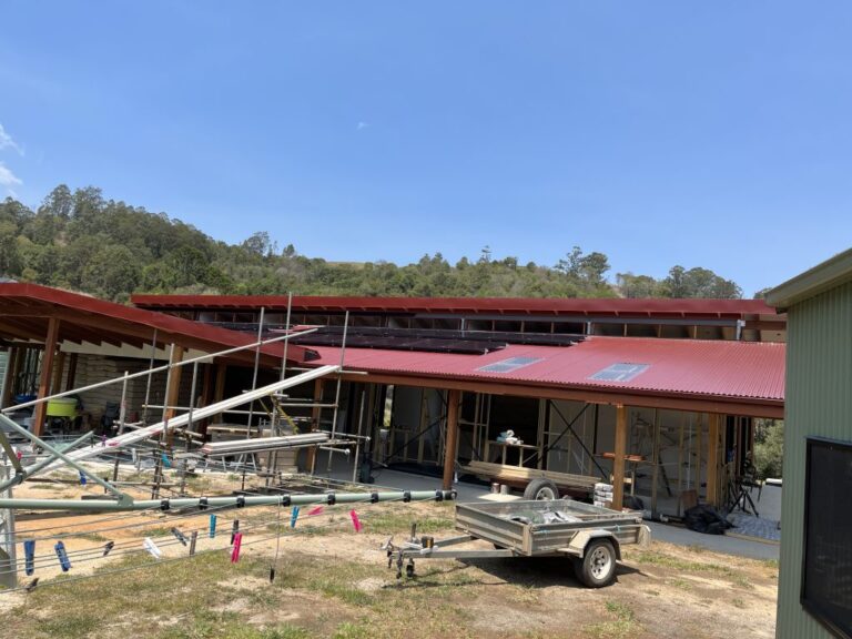 Solar passive hempcrete house Kunghur NSW