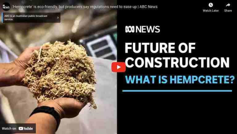 Hempcrete is eco-friendly, regulations need to ease up | ABC News | Video