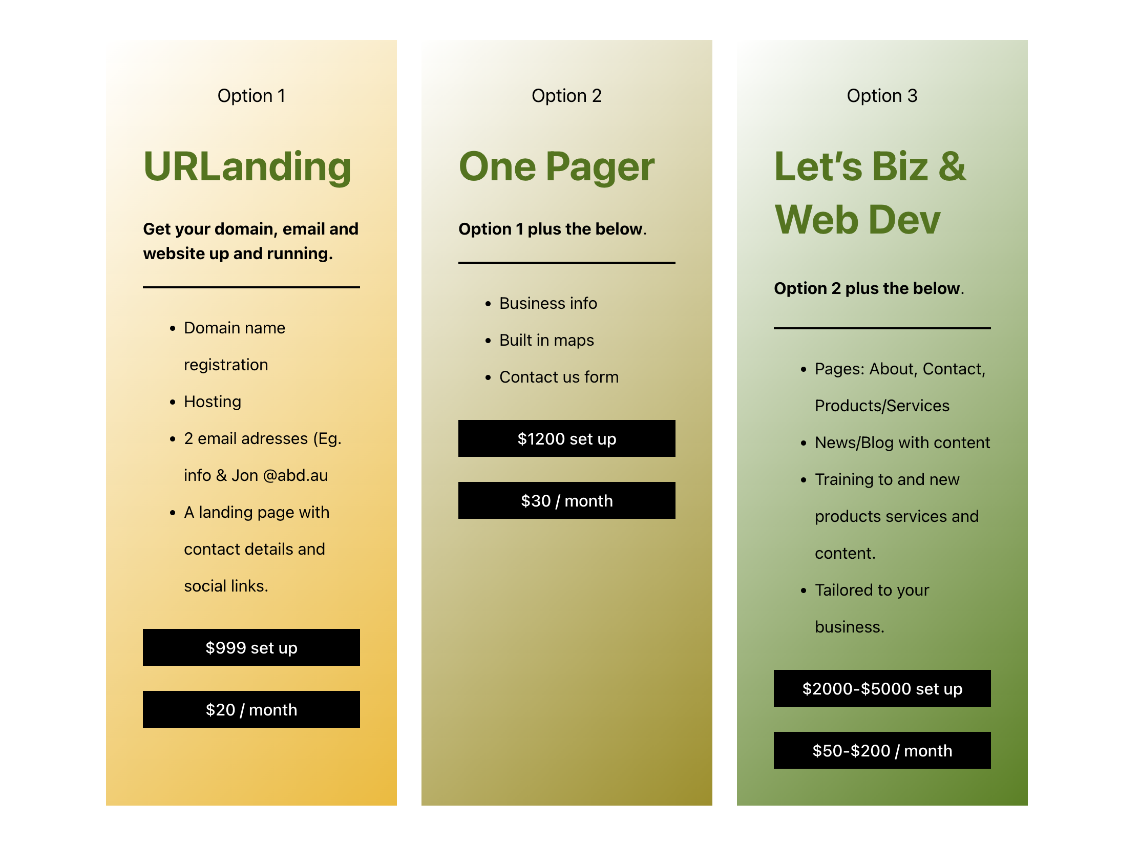 Environmentarian Biz & Web Dev for you 