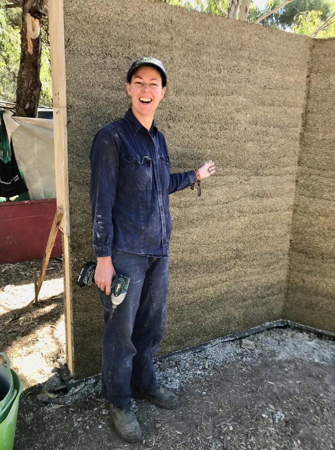 Hemp Voices: Kirstie Wulf Shelter Building Design