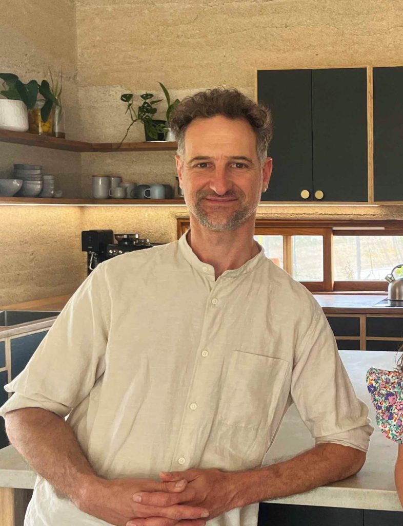 Jeremy Thomas HBD in Hempcrete home