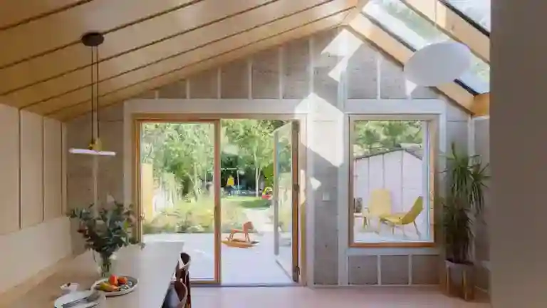 Nimtim Architects textured envelope Hemp House extension