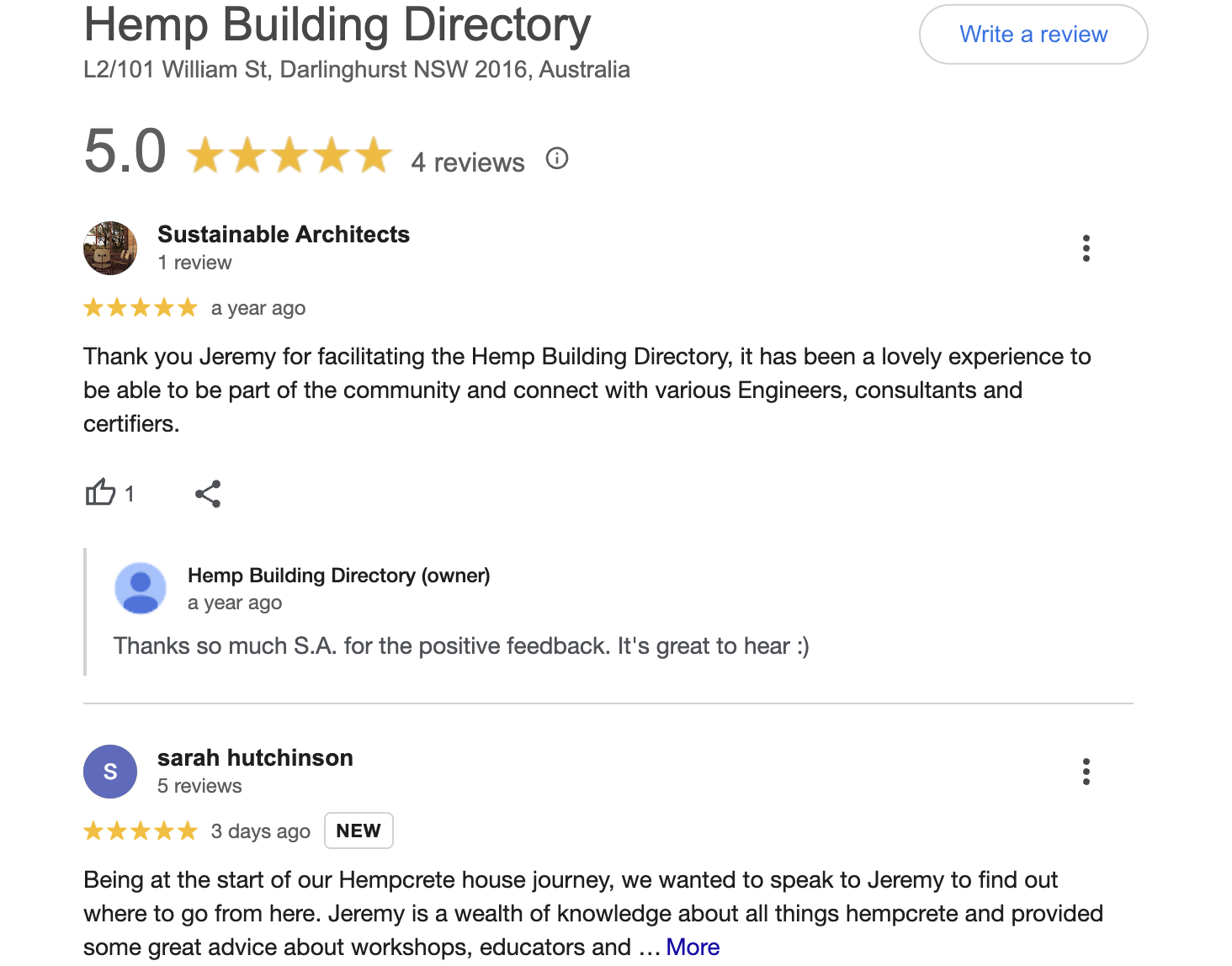 5 Star Google Reviews