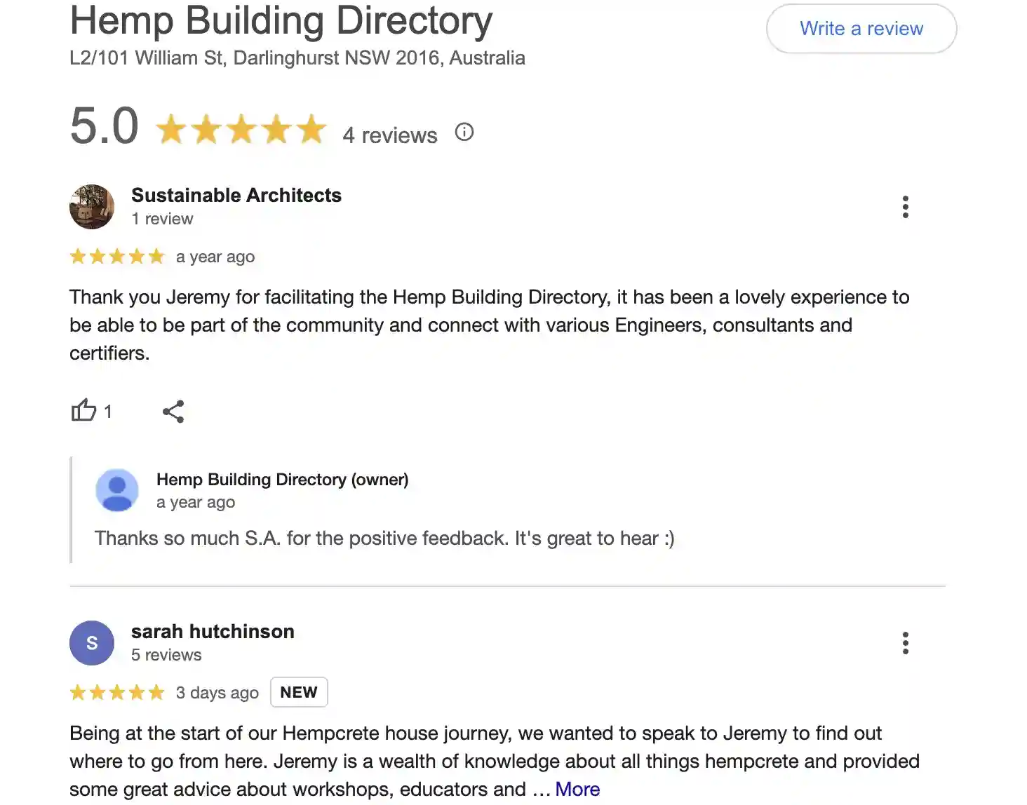 5 Star Google Reviews
