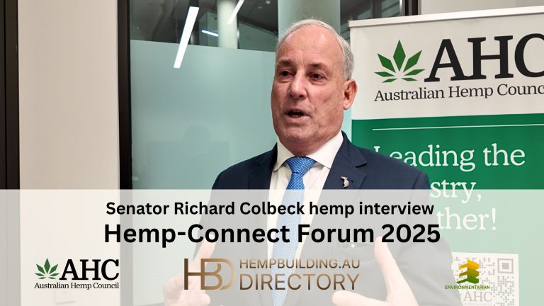 Video: Senator Richard Colbeck Hemp interview