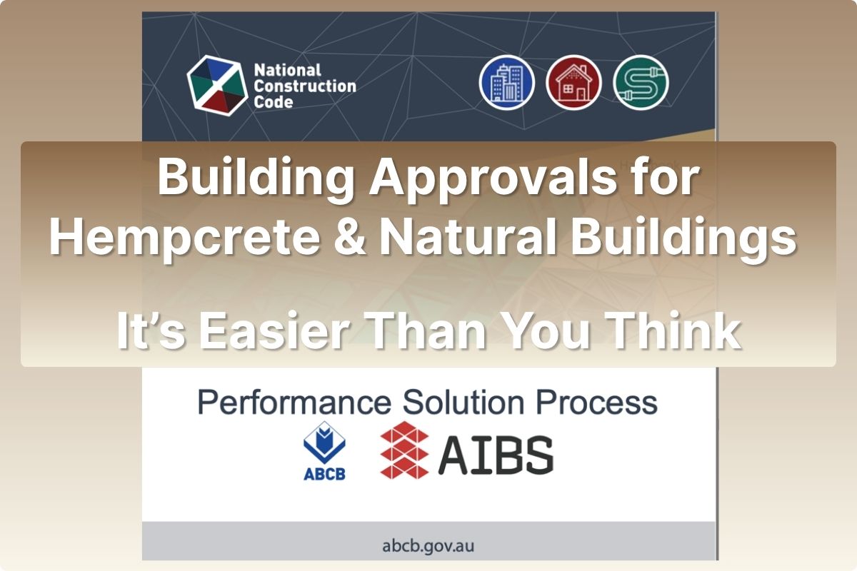 Building Approvals for Hempcrete & Natural Buildings 